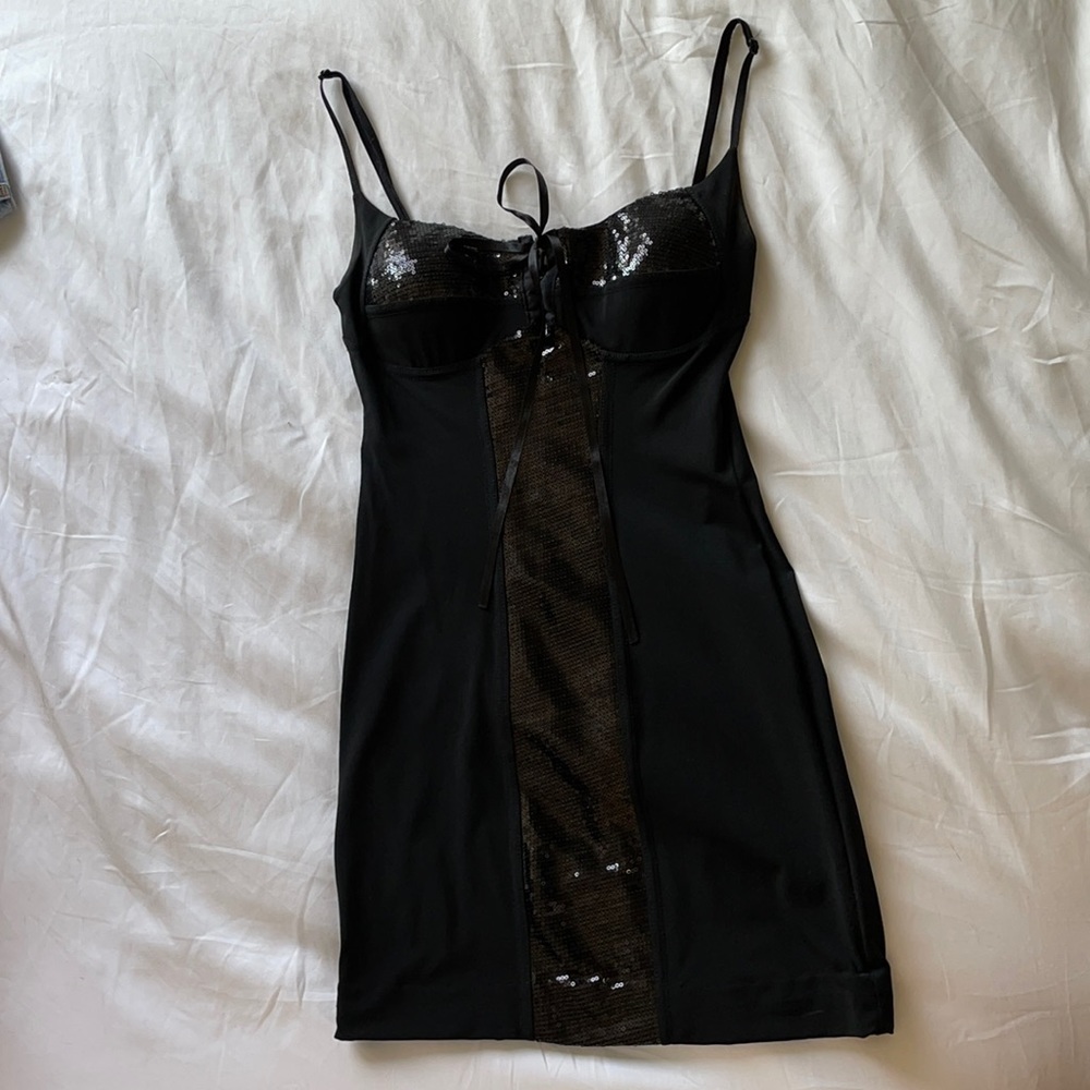 Nana Baila Paris XS Black Sexy Cocktail Dress
